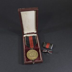 Cased Sudeten occupation medal