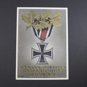 Postcard "Es kann nür einer siegen und das sind wir"