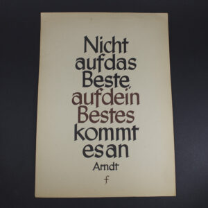 NSDAP Wochensprüche (4 - 10 January 1943)