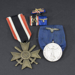 Set 4 years service wehrmact / war merit cross