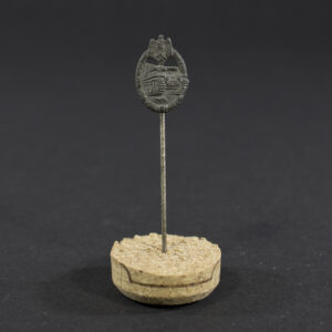 Panzer assault badge in silver stickpin