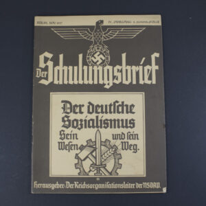 Magazine "Der Schulungsbrief" May 1937
