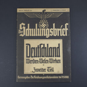 Magazine "Der Schulungsbrief" February 1938