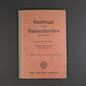 Book "Handbuch für den Flakartilleristen"