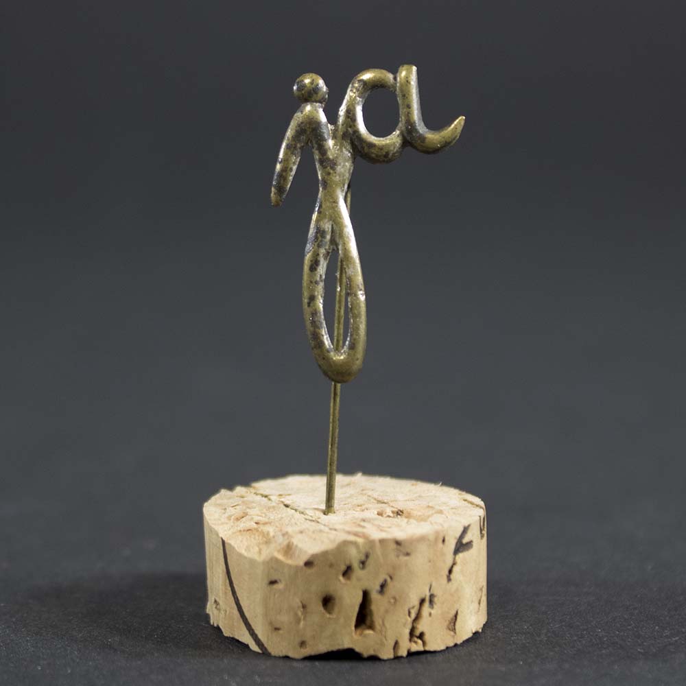 Front view of original NSDAP 1933 pin commemorating Germany’s withdrawal from the League of Nations and the Reichstag election, featuring Nazi-era insignia.