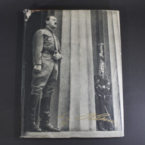 Cigarette album “Adolf Hitler” shown together with its original dust cover, both in excellent condition