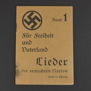 Song book "für freiheit und vaterland" Band 1