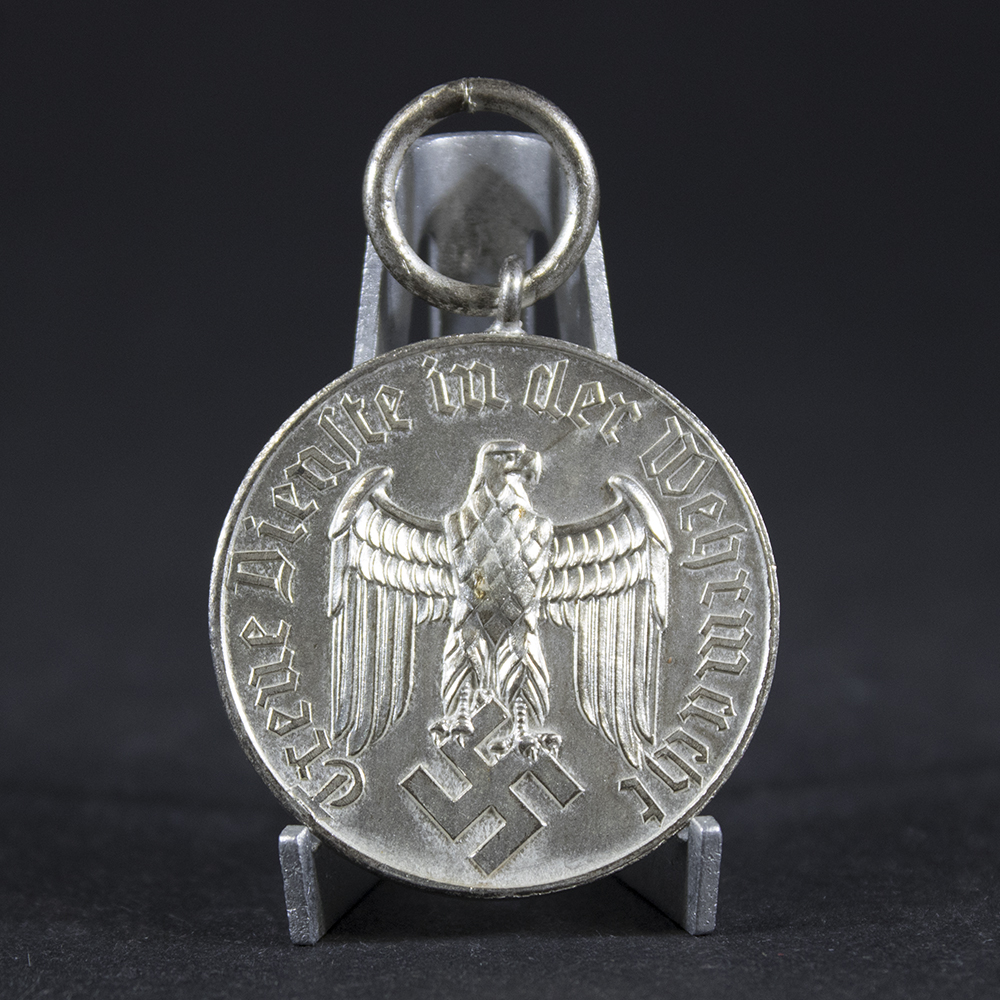 4 year Wehrmacht service medal with bag - Image 3