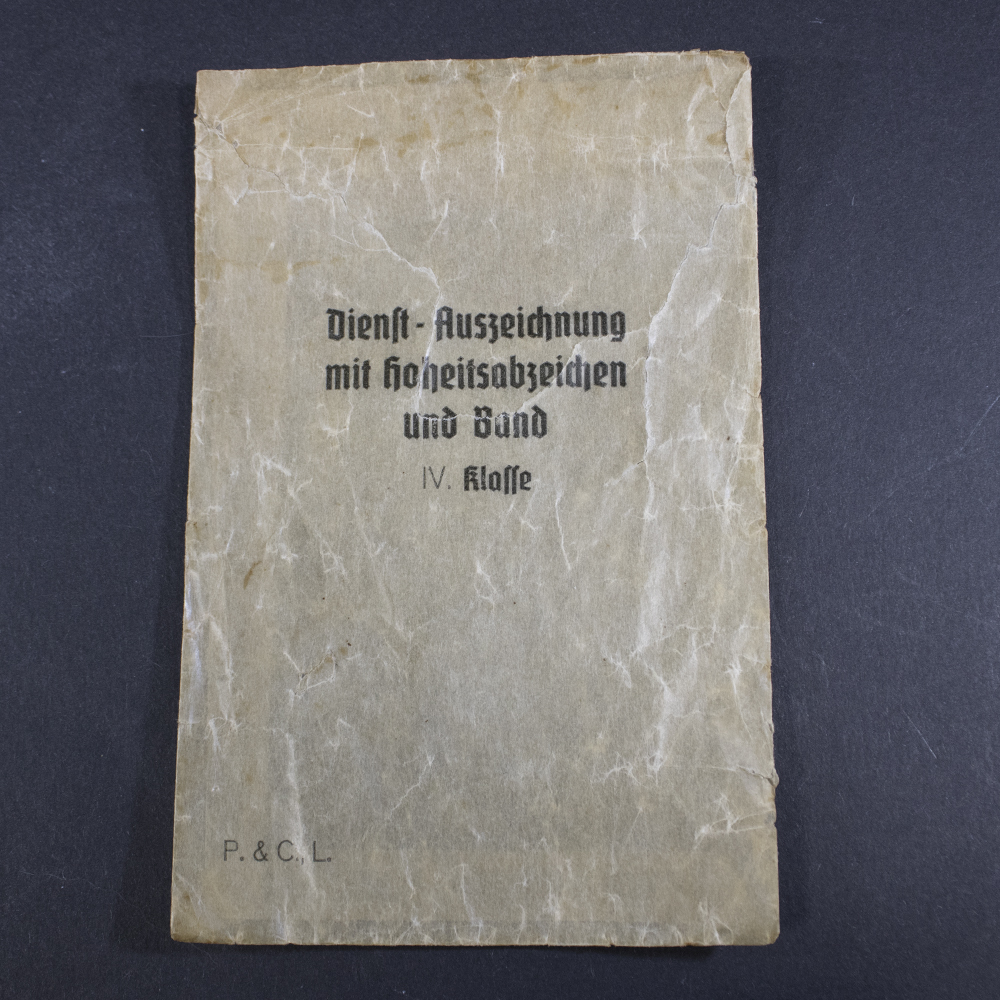 4 year Wehrmacht service medal with bag - Image 6