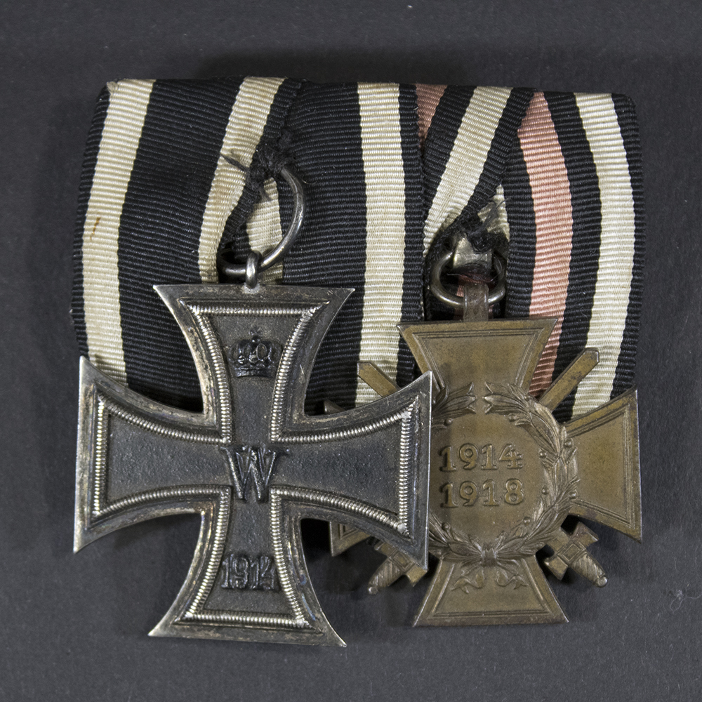 WW1 Iron cross – Frontkämpfer medal bar - Image 2