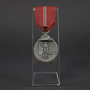 Eastern Front Medal displayed on a neutral background, showing the full medal with ribbon attached.
