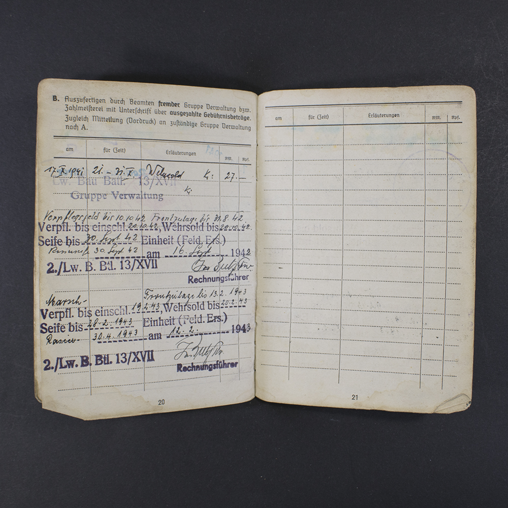 Luftwaffe soldbuch - Image 14