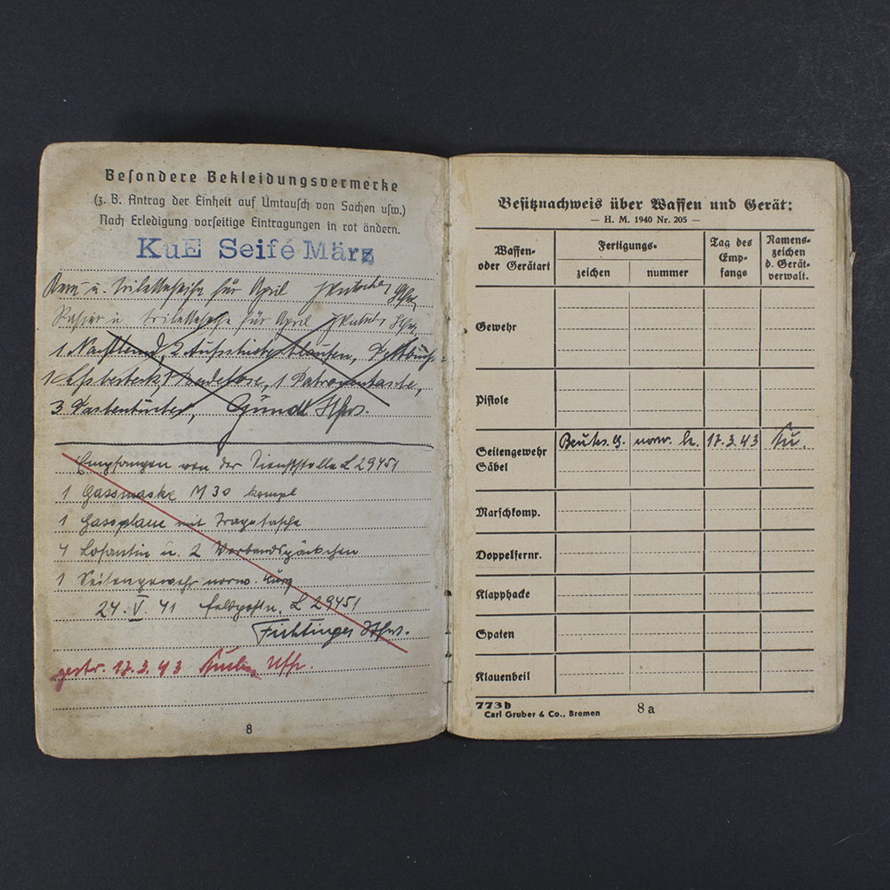 Luftwaffe soldbuch - Image 8