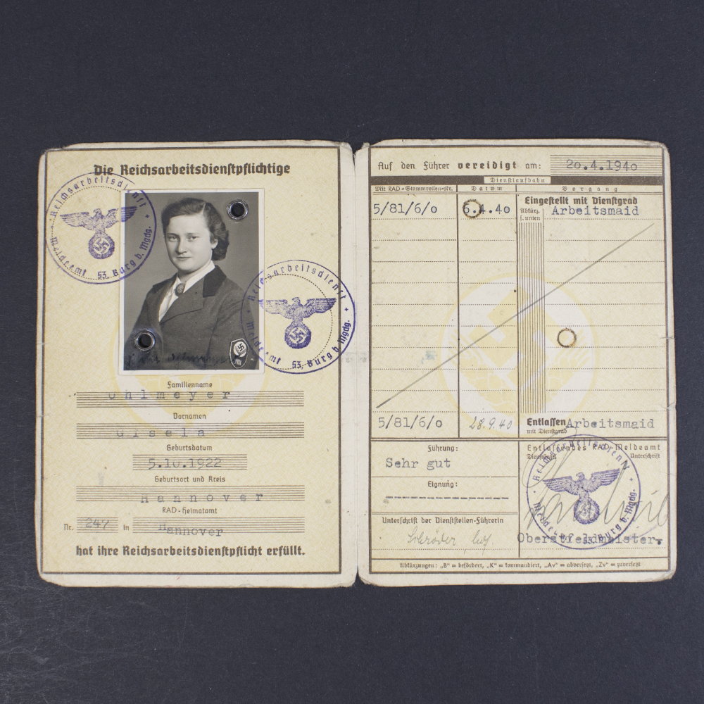 Reicharbeitsdienst pass - Image 2