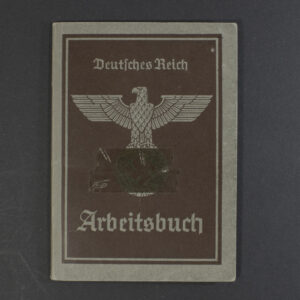 Labor book 2nd form (Schutzpolizei)
