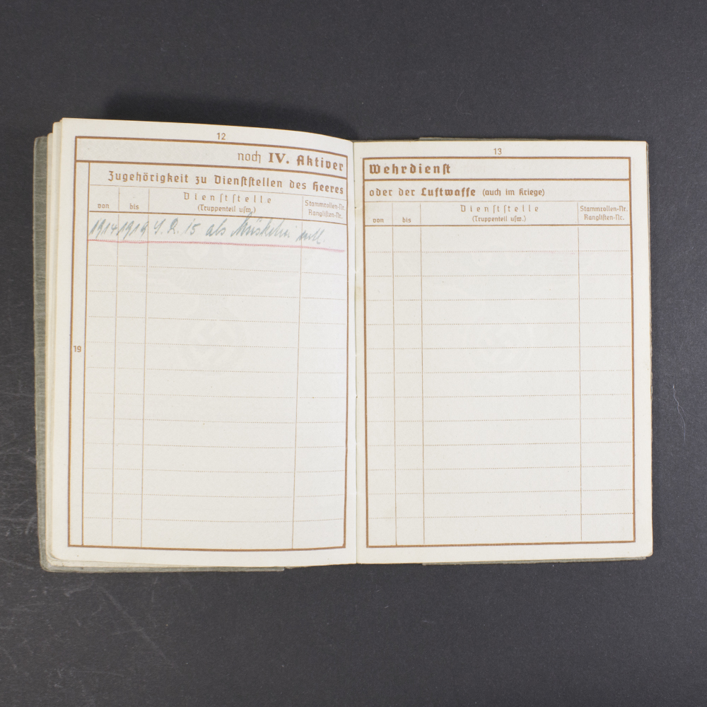 Wehrpass with extra documents - Image 5