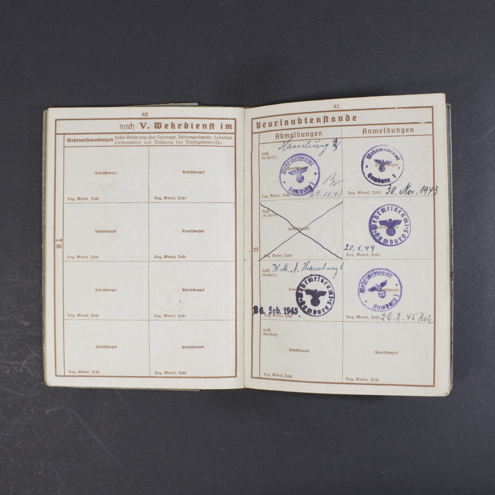 Wehrpass with extra documents - Image 6