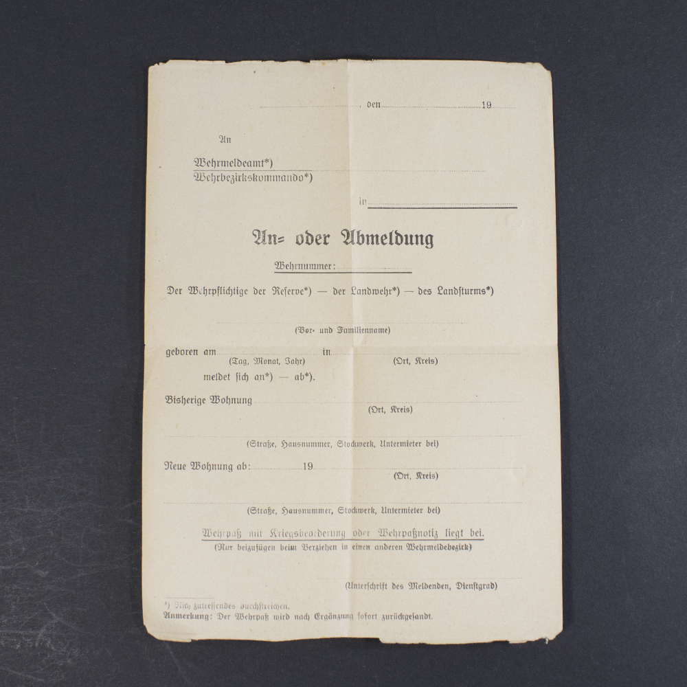 Wehrpass with extra documents - Image 8
