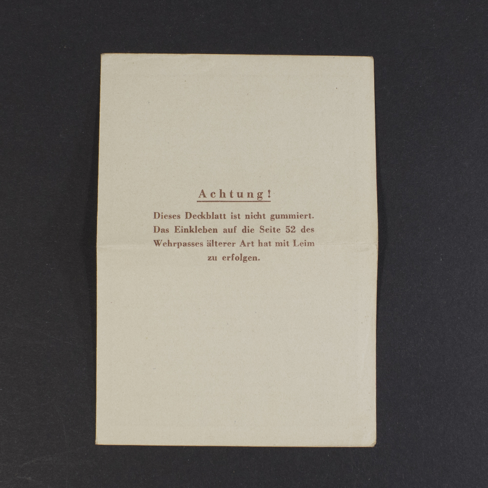 Wehrpass with extra documents - Image 9