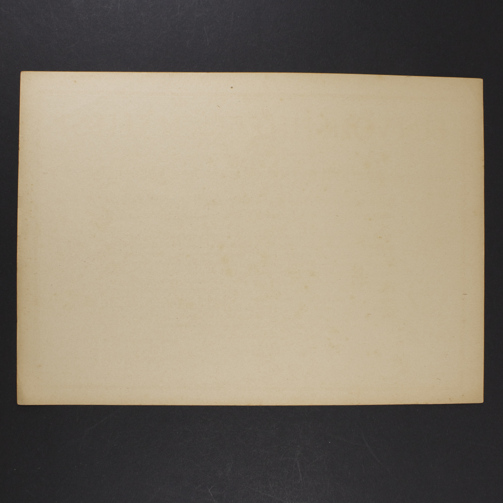 Plain, back view of the Winterhilfswerk poster,