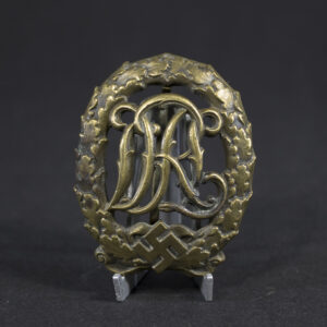 DRL sports badge bronze Wernstein overview showing full front of Deutsches Reichsabzeichen