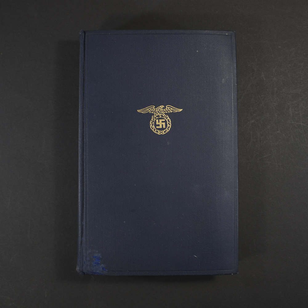 1937 edition Mein Kampf book front cover showing original German binding