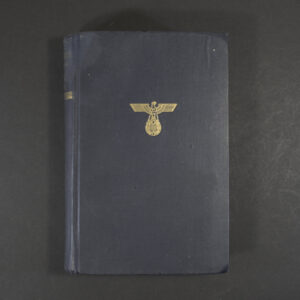 1943 edition Mein Kampf book front cover showing original German binding