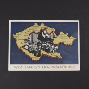 Wir danken unserm Führer Postcard