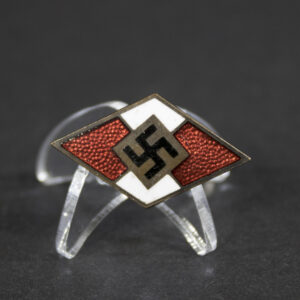 WW2 German Hitler Youth membership badge M1/8 overview in very good condition