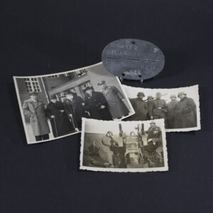 Erkennungsmarke "SCHW 122 FLAKBATTR. 212"
