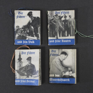 WWII German WHW Der Führer und set of four miniature photo booklets front covers